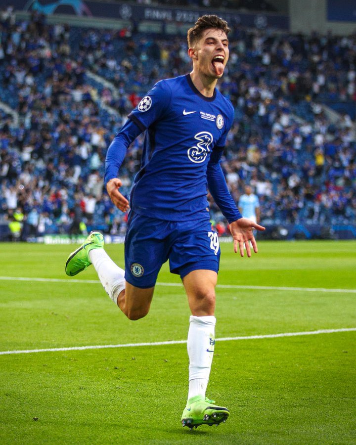 __novumile's tweet photo. New challenge, new country, Covid couldnโt hold him back! When everyone doubted him, we believed. A European Champion in his debut season! Kai Havertz everyone! #HelloKai #KingKai #UCLFinal https://t.co/5BuQhz1Y63
