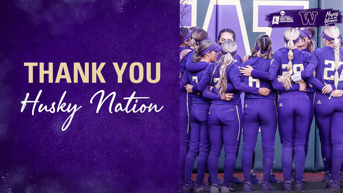 UWSoftball's tweet photo. Thank you to every member of the Husky family that made this year amazing. Nothing but love to everyone that helps make this program so special. https://t.co/dFgxYaewAU