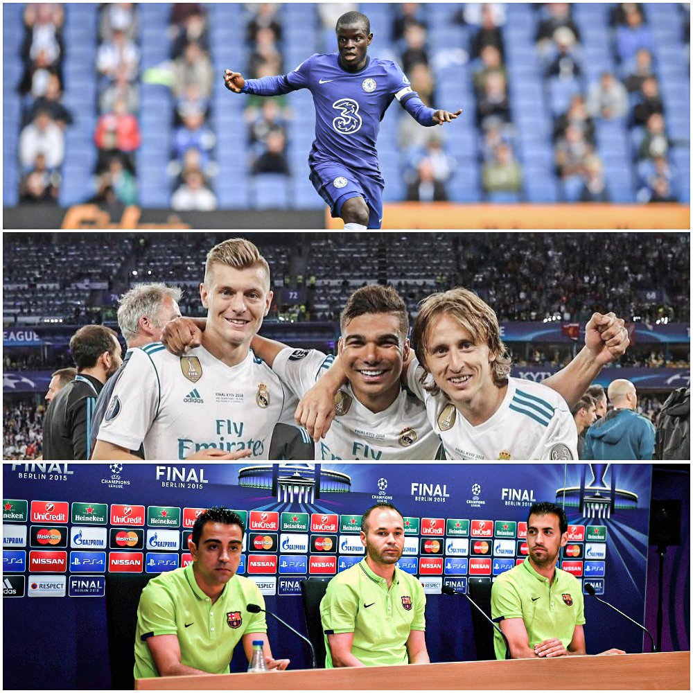 <a href="/ChampionsLeague/">UEFA Champions League</a> <a href="/didierdrogba/">Didier Drogba</a> <a href="/ChelseaFC/">Chelsea FC</a> The best midfield trios of the modern era 💪