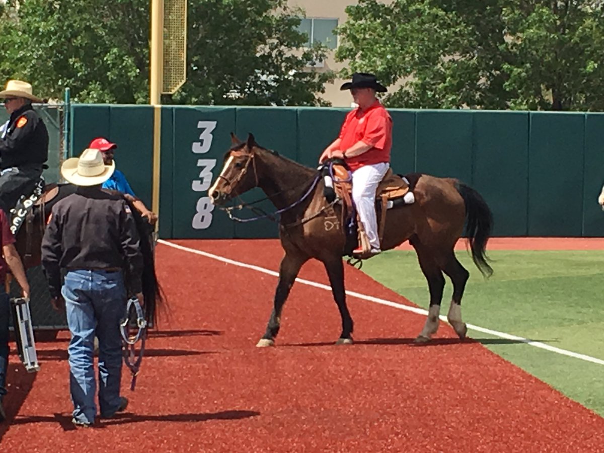 “Cowboy riding away”. <a href="/UNMLoboBaseball/">UNM Baseball</a>