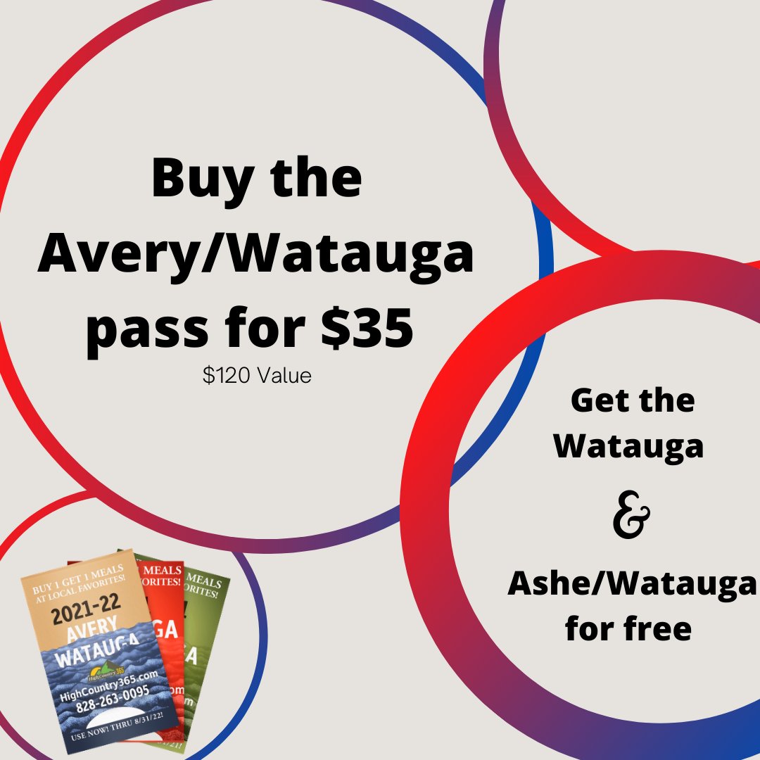 HighCountry365's tweet photo. Don't miss out on this deal! Buy the Avery/Watauga, get the Watauga and Ashe/Watauga for free! https://t.co/YRrwbuqG0h https://t.co/VpaILcOeOW