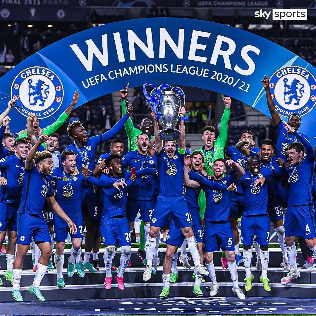 Champions of Europe 🤩#Congratulations <a href="/ChelseaFC/">Chelsea FC</a>