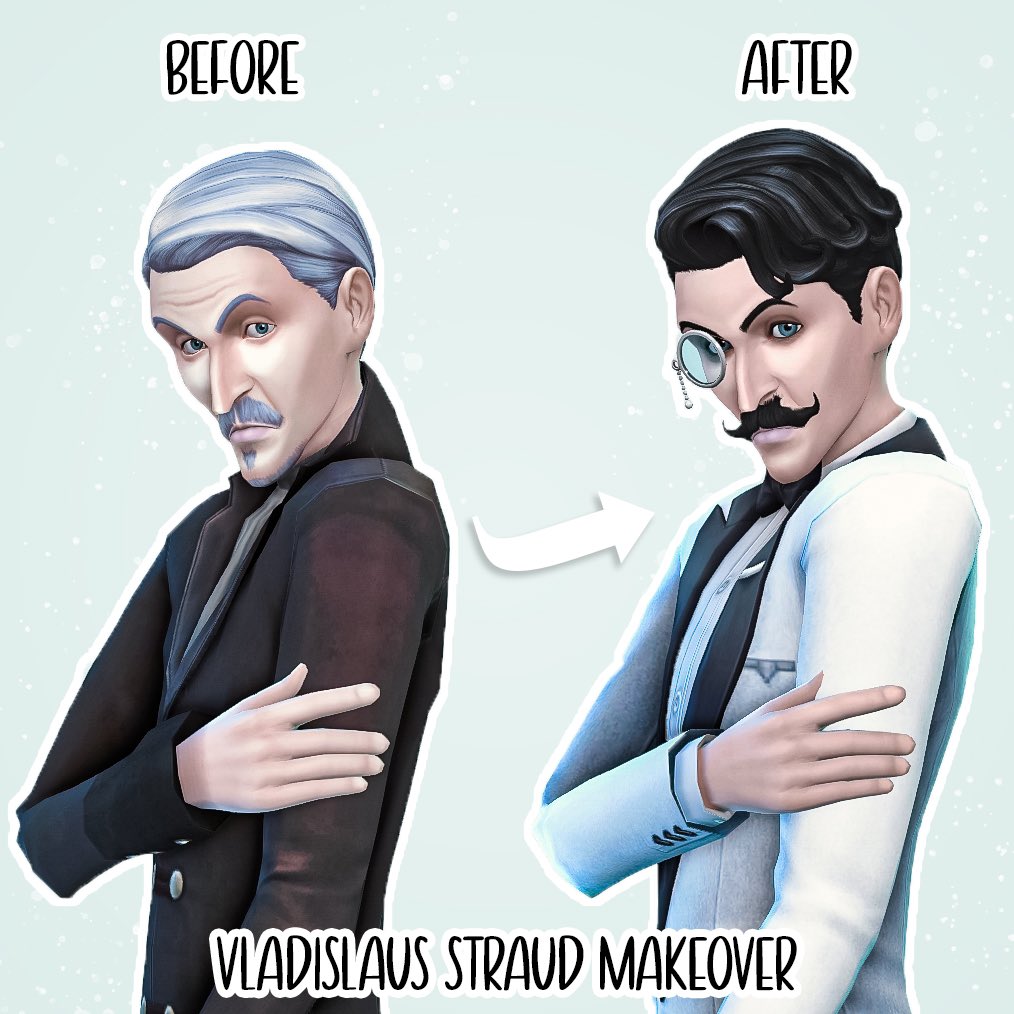 CokiCreative's tweet photo. I gave my favorite townie a makeover! No CC and I only slightly adjusted a few of his features. Available now in the gallery under CokiCreative 🖤 @thesims #showusyoursims #Sims4 #TheSims4 https://t.co/ZFI46nTtfc