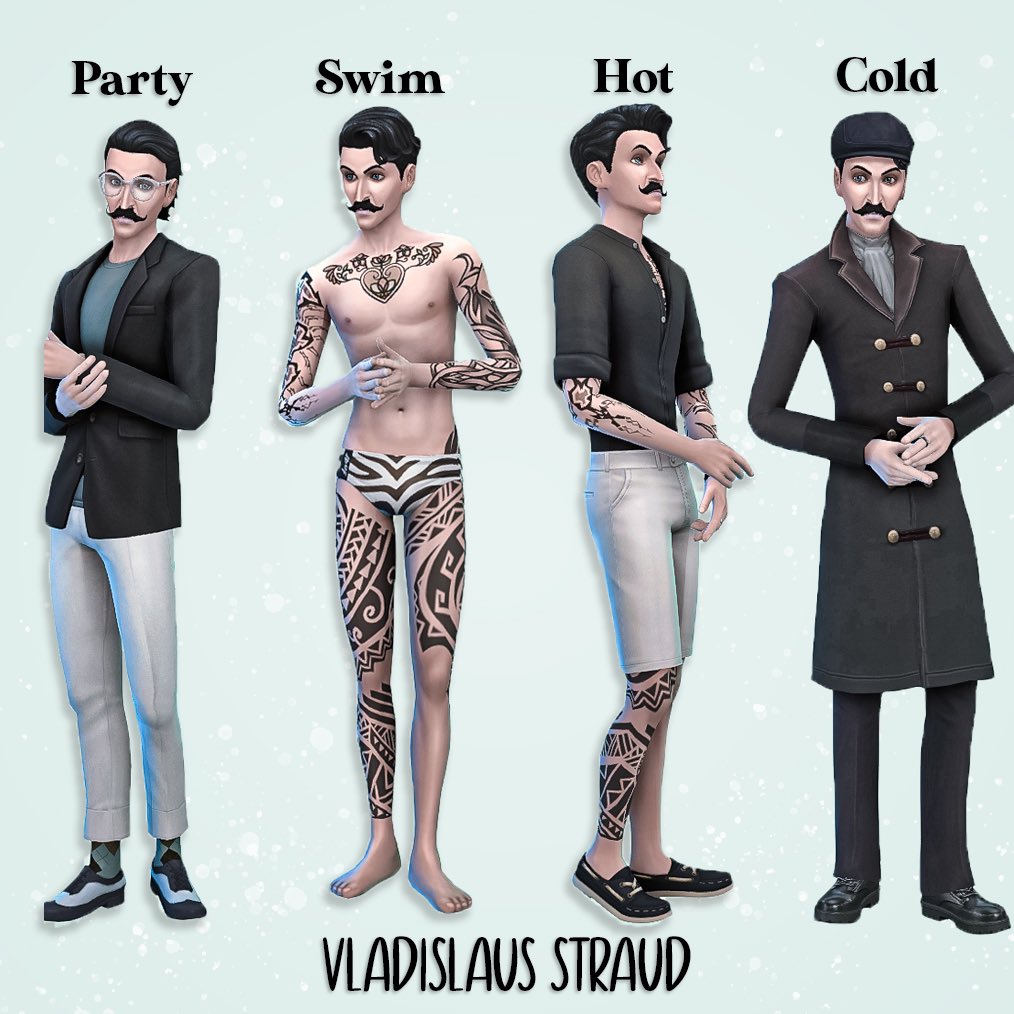 CokiCreative's tweet photo. I gave my favorite townie a makeover! No CC and I only slightly adjusted a few of his features. Available now in the gallery under CokiCreative 🖤 @thesims #showusyoursims #Sims4 #TheSims4 https://t.co/ZFI46nTtfc