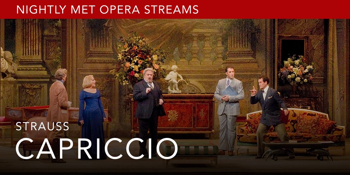 MetOpera's tweet image. Tonight, enjoy soprano @ReneeFleming’s signature portrayal of Countess Madeleine in Strauss’s Capriccio. Available May 29 at 7:30PM ET until May 30 at 6:30PM ET.

📸 Ken Howard

Watch Now: bit.ly/2RI8CzT