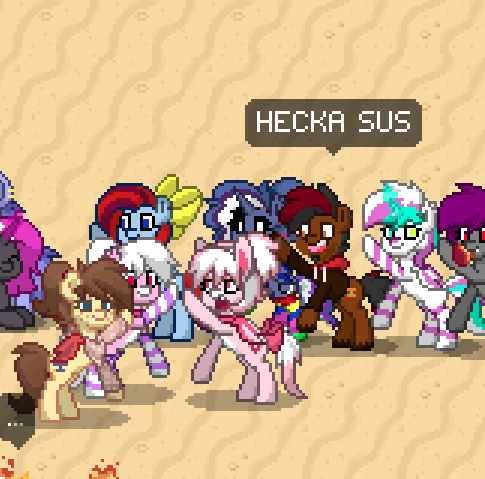 TyTwinny's tweet photo. who sus @Confetti_Cakez
#BABSLab #ponytown https://t.co/tWLCmQFECl