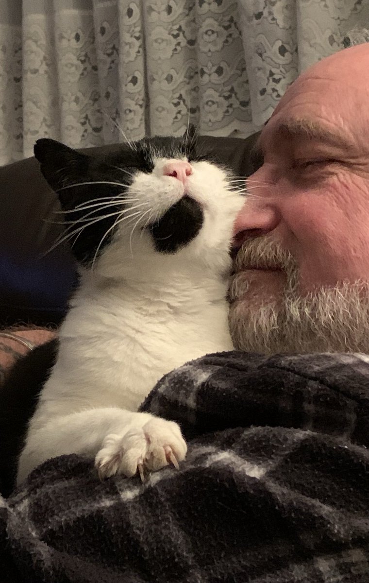 davidsupercat's tweet photo. My MooMoo and me. https://t.co/S77rsC5h4n