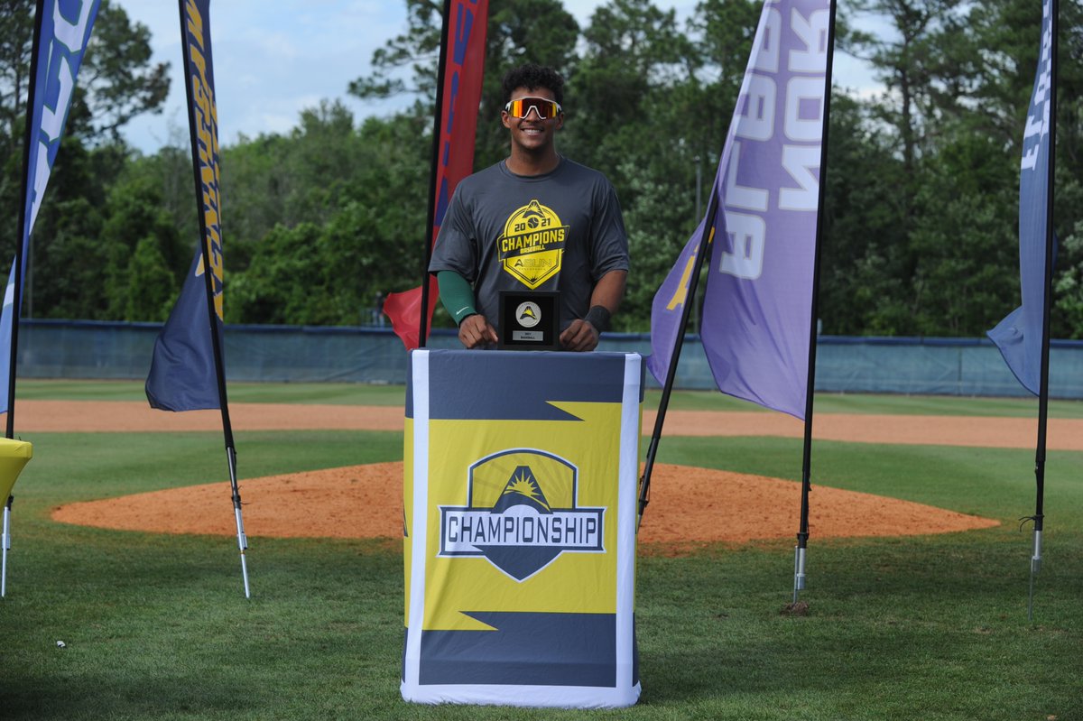 JUBaseball's tweet photo. ASUN All-Tournament Team: 

🟢Grabsky 
🟢Hunter 
🟢Adams 
🟢Julylia 

#JUPhinsUp https://t.co/LlQTHu1KiZ