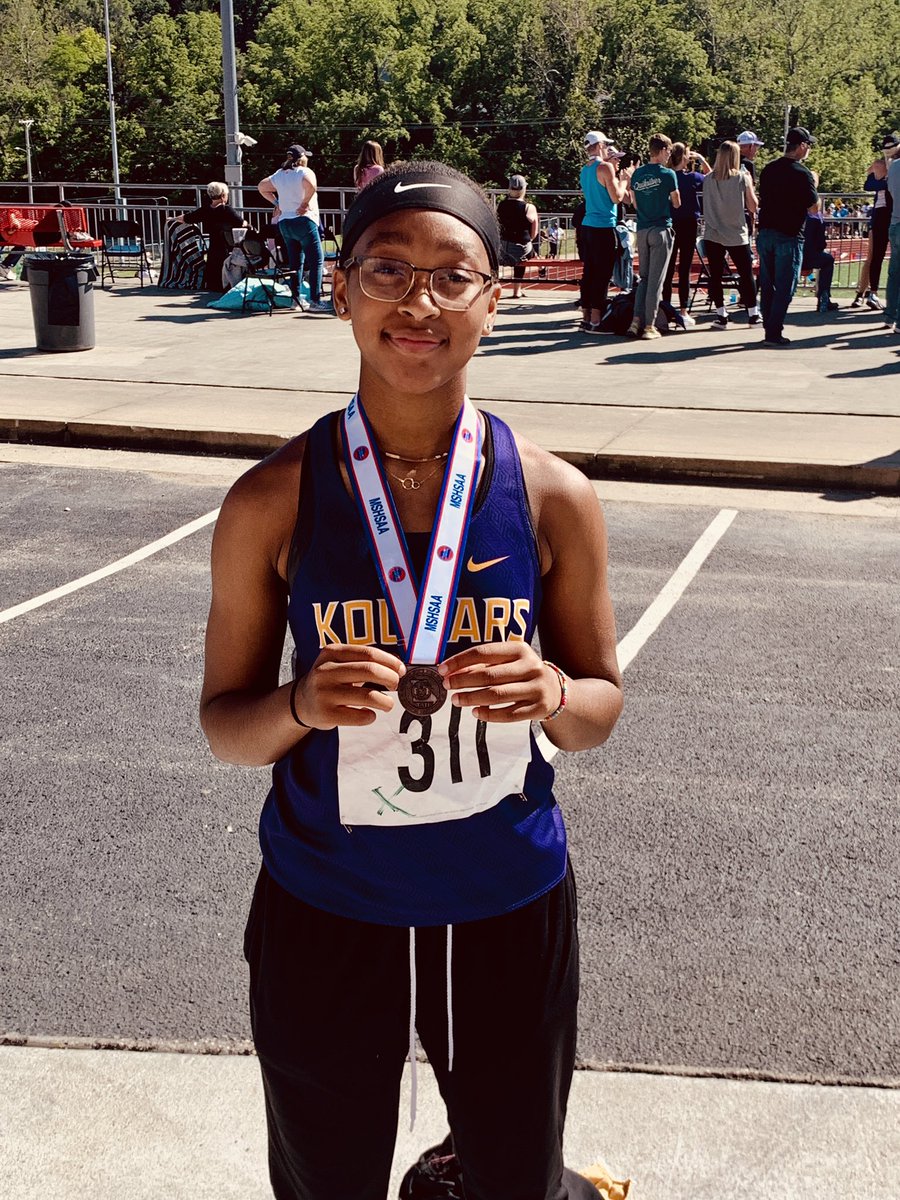 Congrats to Tesh Turner on her 6th place finish in long jump at the Missouri State Track and Field Meet in Jeff City. #KougPride #allstate