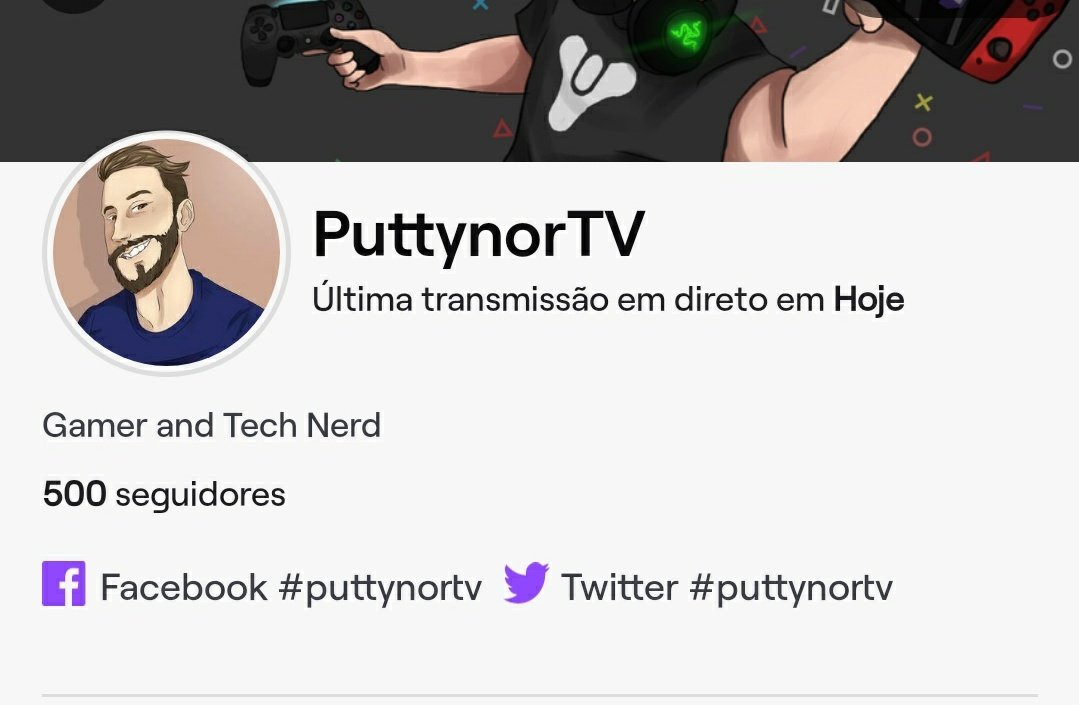 puttynortv's tweet photo. Muito obrigado a todos que contribuiram para conseguir chegar a meta dos 500 Followers 🙏🙏🤘
#TwitchStreamers #samclanstreamer #samclan #puttynortv #twitchstream https://t.co/lCQ2SfUUa8