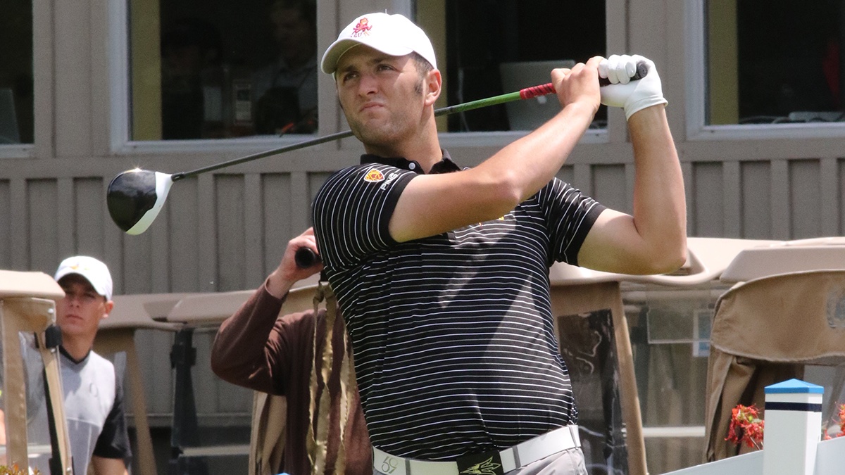 sundevilmgolf's tweet photo. Have yourself a day @rjgolfer2000 ... best NCAA Championship rounds by a Sun Devil and joins some great company
61/-9, @JonRahmpga  (May 28, 2013 at Atlanta)
63/-7, @rjgolfer2000  (May 29, 2021 at Scottsdale)
63/-9, @PhilMickelson  (June 3, 1992 at Albuquerque) https://t.co/eG0zaWey2N