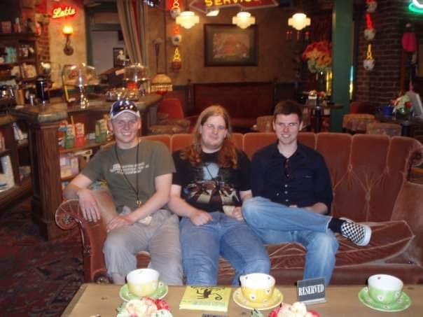 Þegar við vinirnir kíktum á Central Perk. All those years ago.