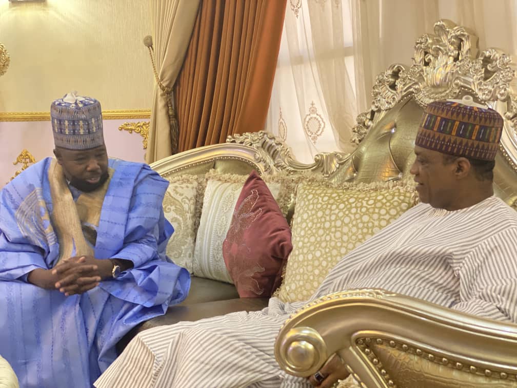 This was a few days ago when Sen. Ali Modu Sherif paid a "wishing you well" visit to my brother and political mentor, Sen. Ibrahim Gaidam at home in Abj.