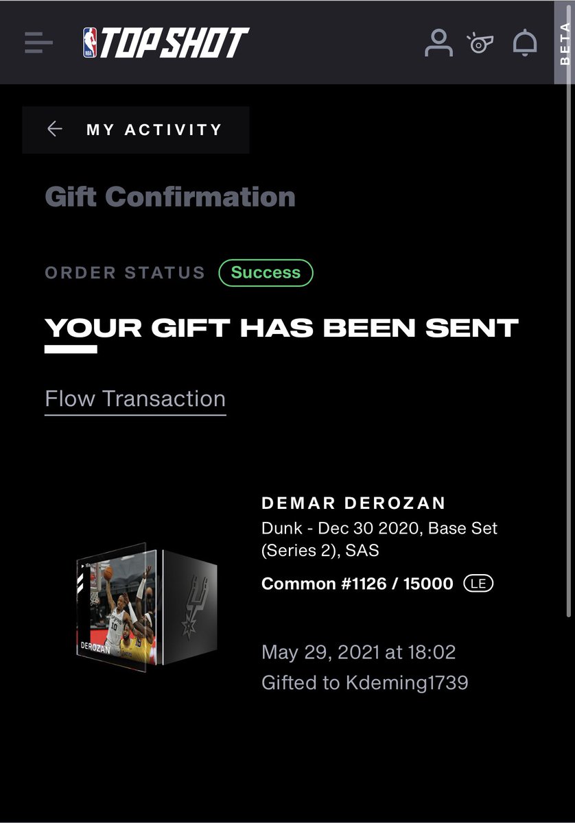 GaryShav's tweet photo. I am super confident in @nbatopshot because it hurts more to pay out moments then actual $$$. Congrats again @KyleDeming1 ๐คฆ๐ปโโ๏ธ
#friendlywagers https://t.co/c0Ex9nTnFq