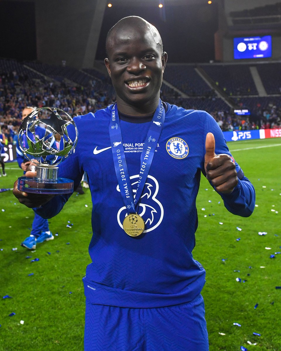 brfootball's tweet image. Man of the match:

Semifinal, 1st leg—Kante
Semifinal, 2nd leg—Kante
Final—Kante

Let someone else have a turn though 😂