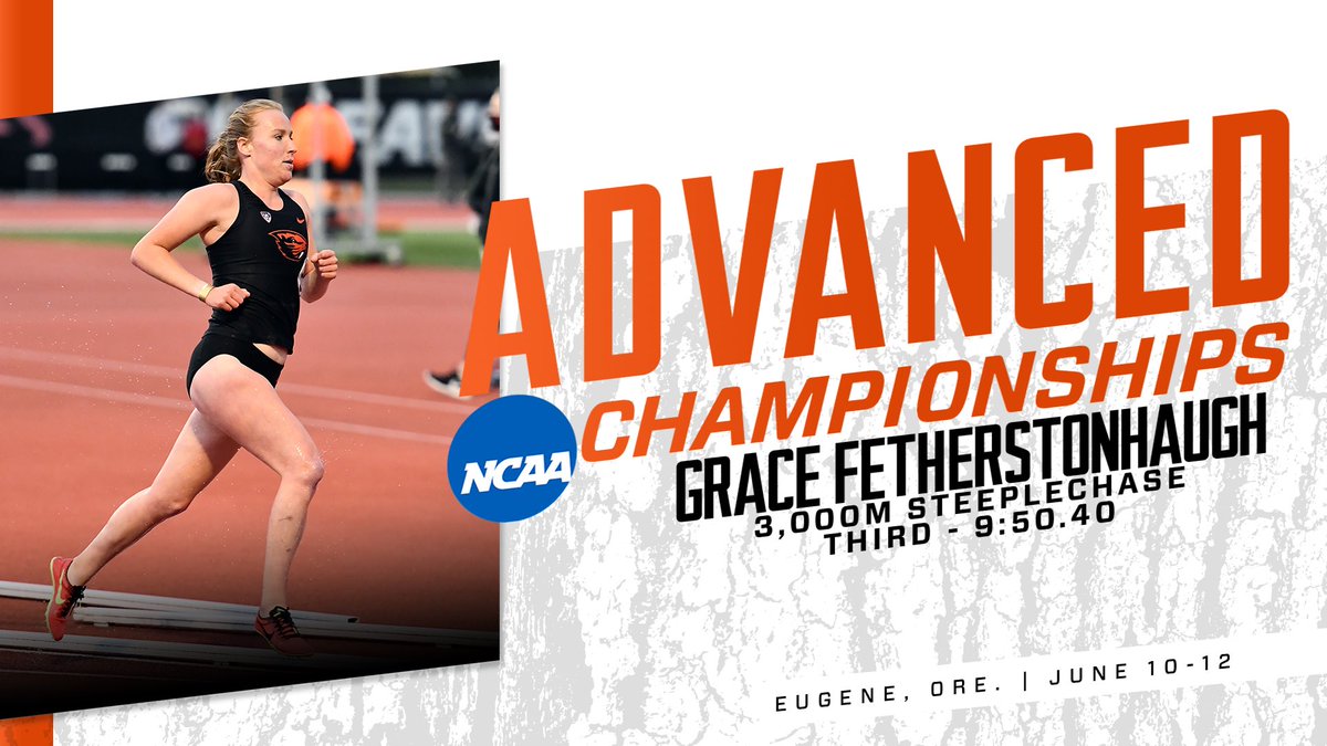 BeaverTFXC's tweet photo. Next stop: Hayward Field for Grace Fetherstonhaugh who smokes her previous PR! 💨 #GoBeavs https://t.co/eTwoqp9eIK