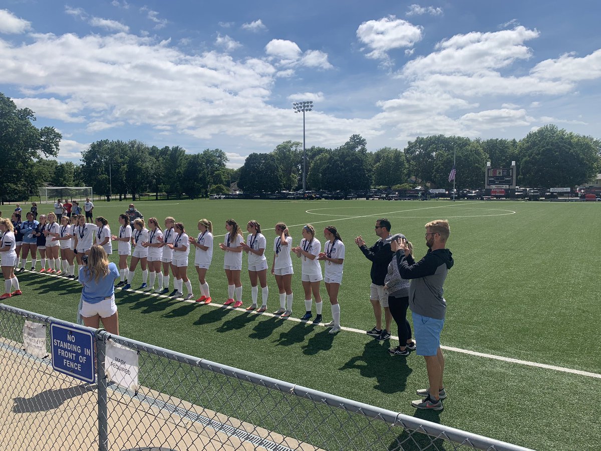 Congratulations ladies On an amazing season we are so proud of each and everyone of you great job finishing second place in Kansas 6a state soccer go Lancers