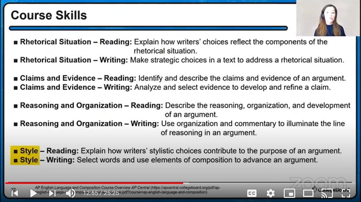APLangRussell's tweet photo. #marksaplang @MizMarks From this video, I learned that in a rhetorical analysis essay, I am supposed to find the overall rhetorical choices the author makes instead of the specific device the author may make. https://t.co/ICsitWZ1uF