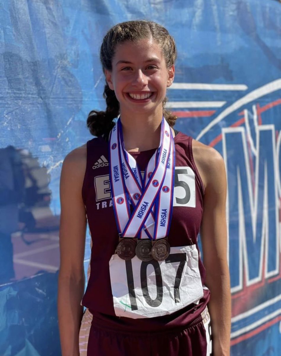 EldonMustang's tweet photo. Freshman Zoe Martonfi, three-time state medalist. #MustangMade https://t.co/GmLFDpJF7G