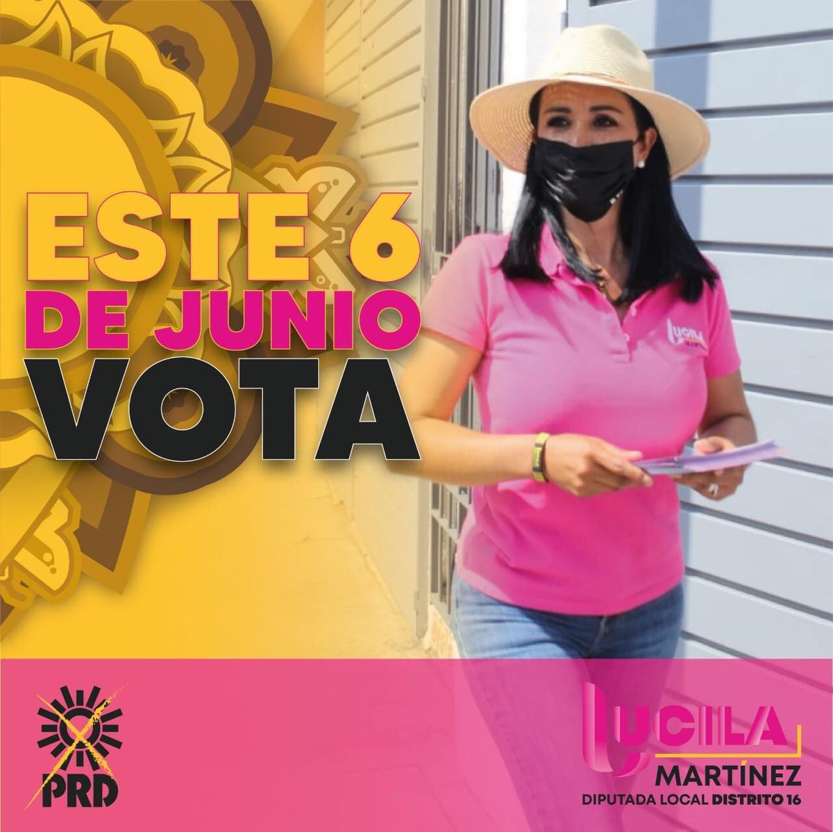 LucilaMM_21's tweet photo. Seré una gestora para atender las necesidades del #Distrito16 desde el Congreso del Estado de Michoacán.
Este #6DeJunio vota #PRD 4 veces 🟡🟡🟡🟡
#PorTodoLoQueNosUne https://t.co/nIBqUt4YzG