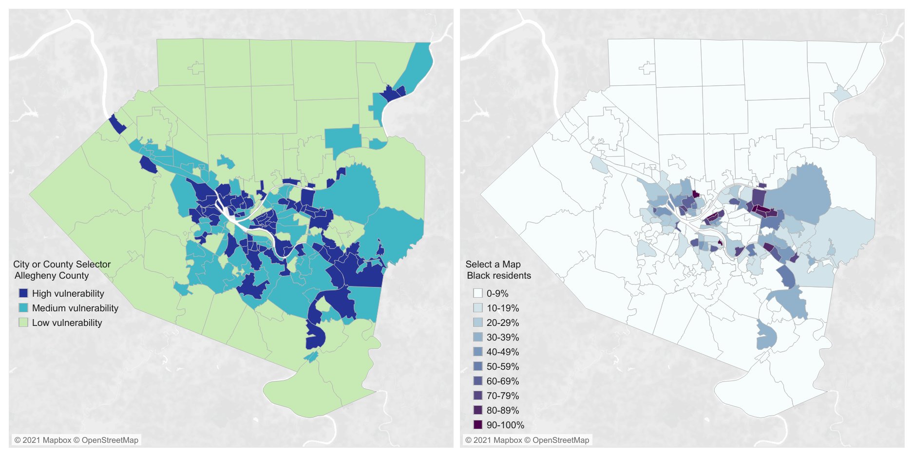 Allegheny County Gis Map Rand Corporation On Twitter: "No Community In The United States Has Been  Spared From The Effects Of #Covid19. But Certain Populations Have Been  Affected More Than Others. Here's A Look At Vulnerability,