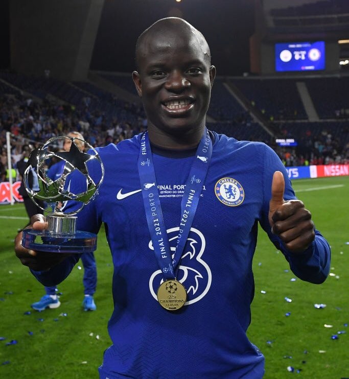 N'golo Kante in the. 