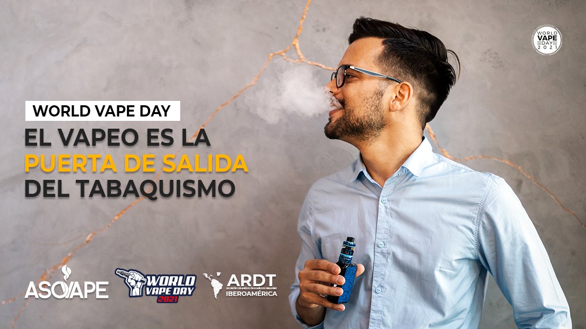ardtiberoameric's tweet photo. Diversos estudios demuestran la efectividad de los cigarrillos electrónicos para dejar de fumar con una efectividad superior sobre los medicamentos y otros métodos. https://t.co/9QjkRiKjUE #ElVapeoSalvaVidas #WorldVapeDay #WVD21 #News #WNTD2021 #CommitToSwitch #SwitchForReal https://t.co/TmkuzRH6hN