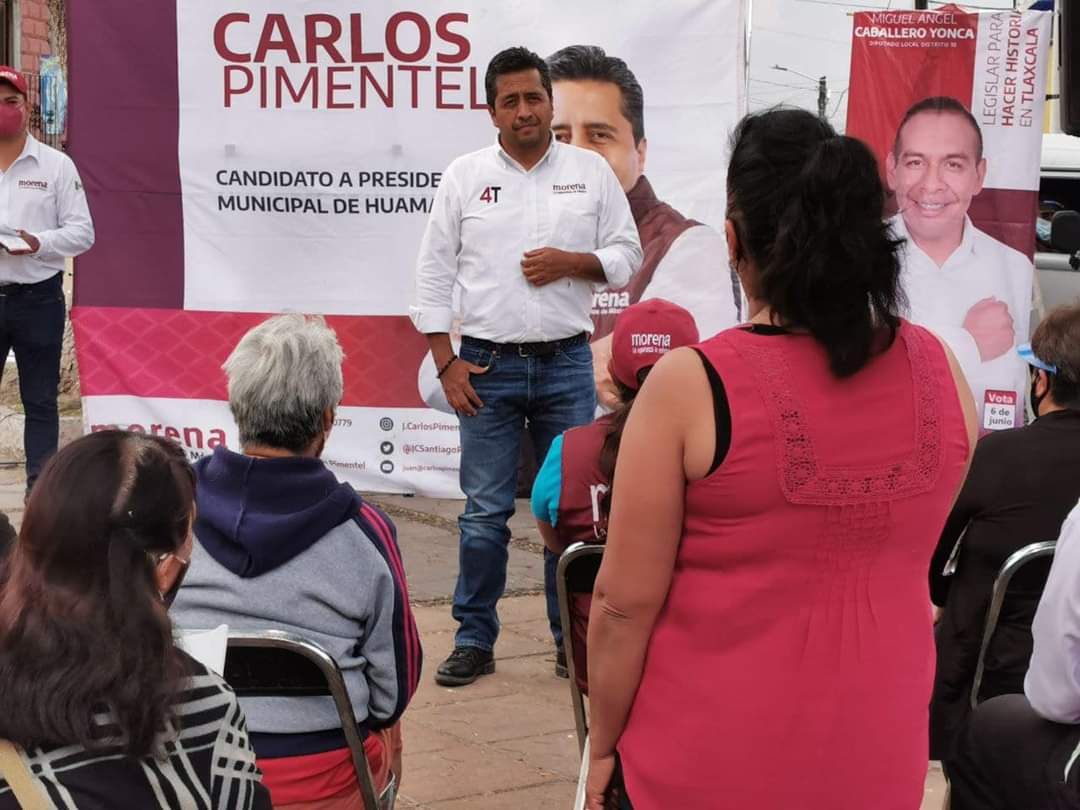 JCSantiagoP's tweet photo. ¡La fuerza del pueblo está con MORENA🚩!

Con #AnabelMontiel, próxima Presidente de Comunidad, vamos a arrasar en las urnas este #6DeJunio. 

Tenemos un firme compromiso con Huamantla; trabajar incansablemente para recuperar la paz, seguridad y bienestar de nuestras familias. https://t.co/LYG3LuFM4Y