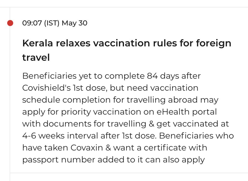 thecommonshelf's tweet photo. Need priority vaccination of the second dose of #covishield for students travelling to study abroad! Why just Kerala? This should be a national initiative. 

⁦@drharshvardhan⁩ ⁦@DrHVoffice⁩ ⁦@TOIIndiaNews⁩ https://t.co/Qyujkspn1k