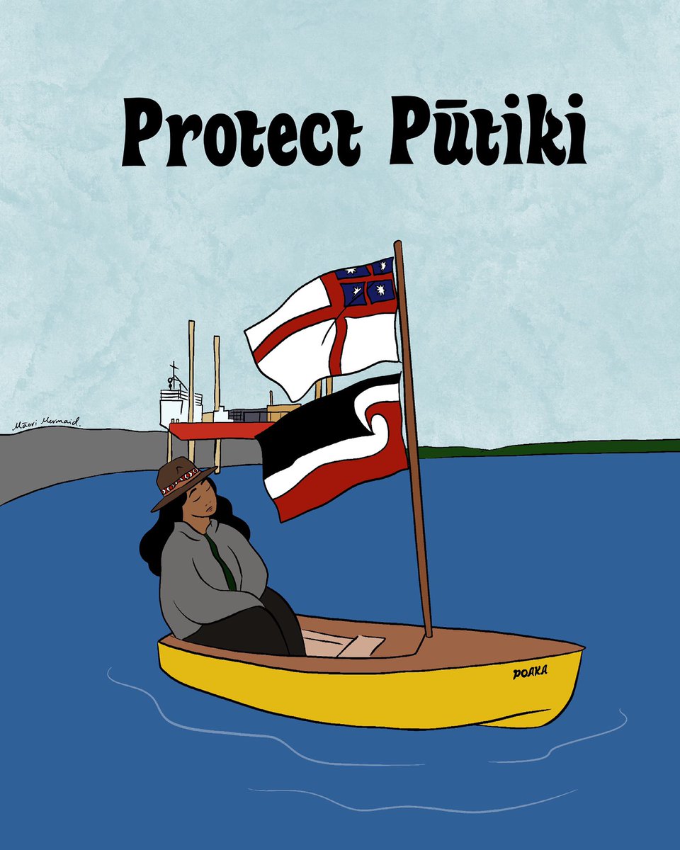 Ngāti Paoa Uri are occupying Pūtiki Bay (Kennedy Point), Waiheke Island to protect it from the proposed ‘Kennedy Point Marina’ which is a threat to the ancestral Moana and Ngāti Paoa whakapapa. Sign the petition now: our.actionstation.org.nz/petitions/prot…