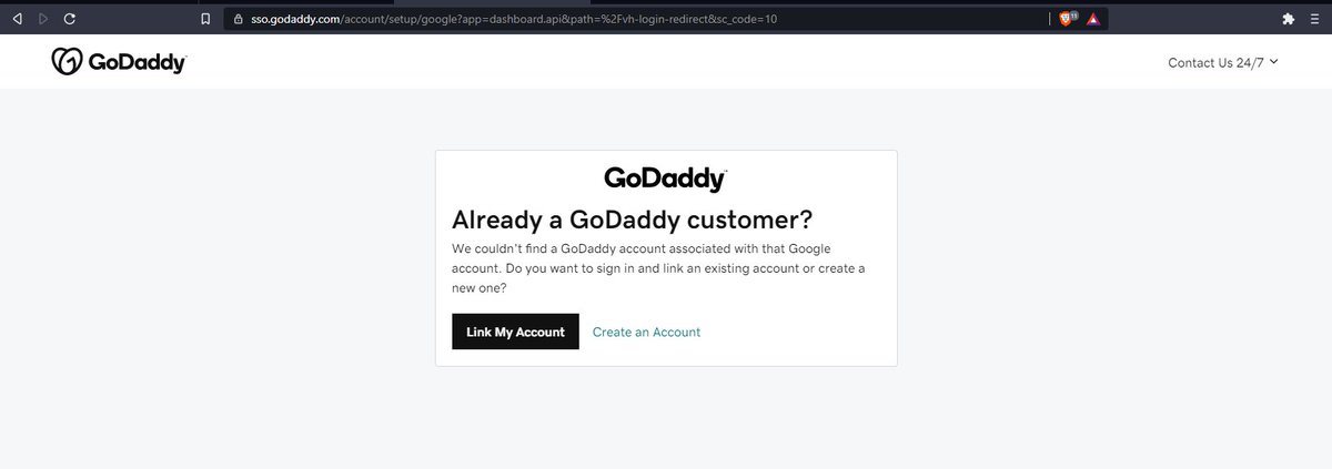 SE_7777777_EN's tweet image. @GoDaddy If you sign in with the wrong 1-click account theres no UX option to sign out in order to change it

#pleasefix #uxbug #brokeit