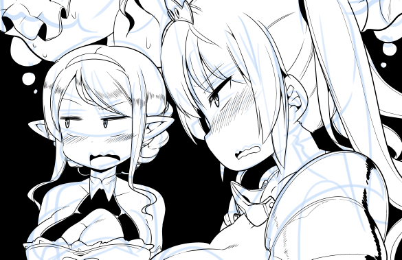 今日はいい表情がふたつも描けました 