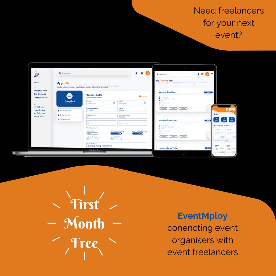 EventMploy's tweet image. Get a head start on finding event staff for your next event. 
1. Post a Job 👉
2. Review Freelancers 🎯 
3. Make Contact ✉️  🤝

#events #eventjobs #hospitality #hospitalityjobs #eventplanner #eventprofs #opentowork