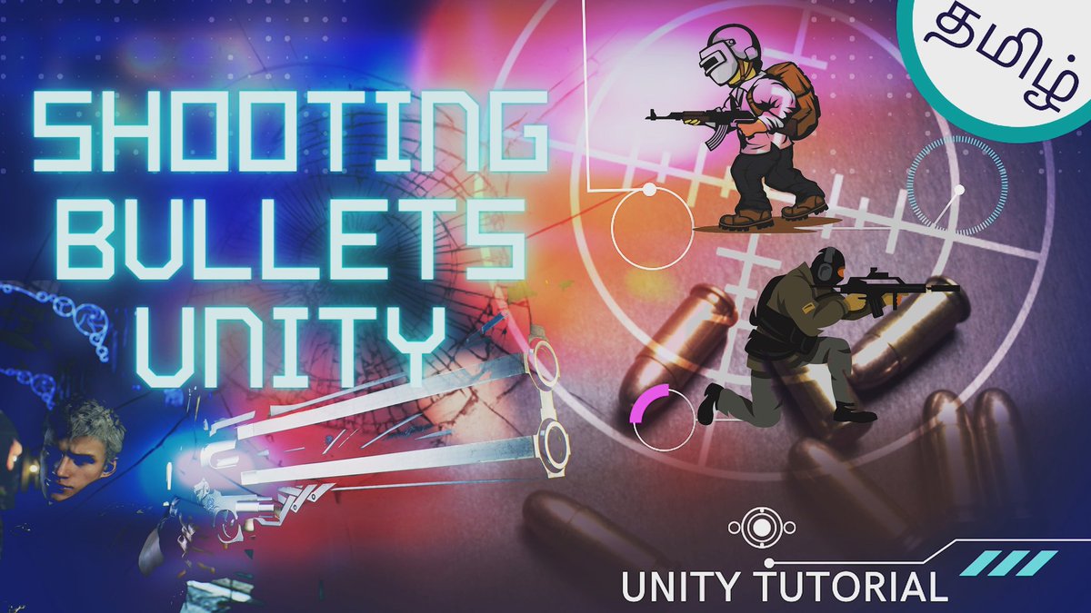 SnapoutStudio's tweet image. Shooting Unity Tutorial - Link - youtu.be/DrsrnDM_QnQ
In this video, shows how to shoot with bullet prefab with simple line of code using Unity game engine
#unity3d #unitytutorials #unitytutorialforbeginners #unity2d #unitygameengine #Unity21 #unitygames #madewithunity