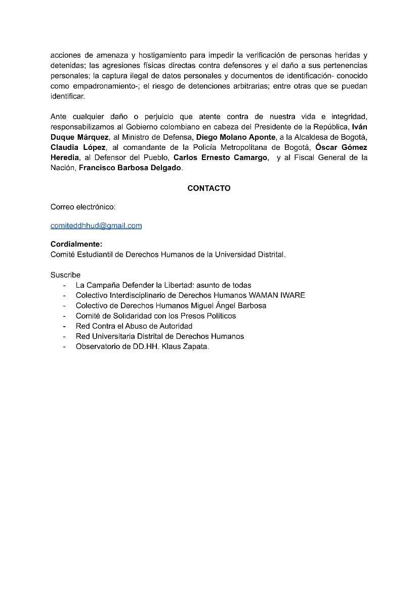 🔴 Denuncia pública.