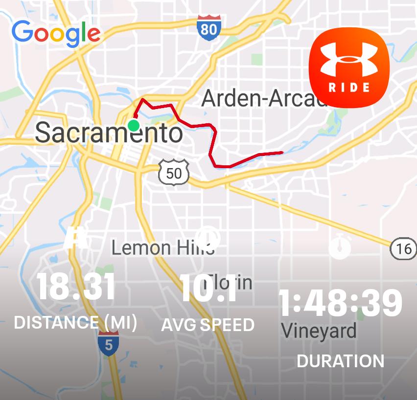 RustyHaley's tweet image. Longest ride since I bought the bike out of storage.