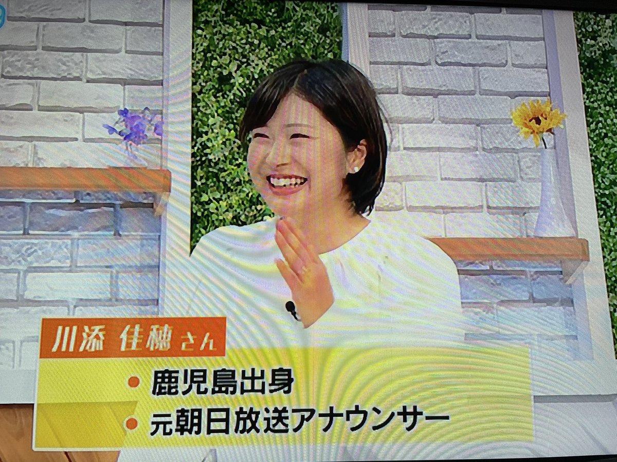 川添佳穂さん応援アカウント お久しぶりです 川添佳穂さんですが 地元鹿児島のテレビ局で タレント キャスター として出演されているみたいです 元気で良かった 鹿児島のtvは見れないので 情報があればお待ちしています 川添佳穂 さん