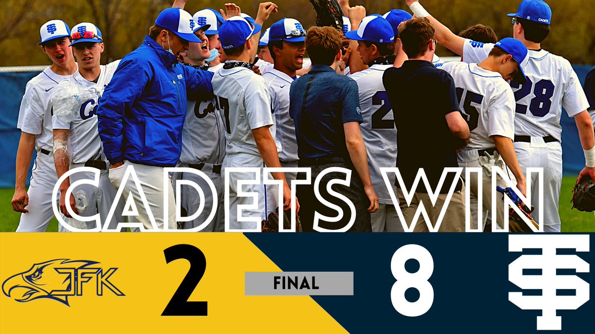 CADETS WIN!!

#CadetBaseball takes down Bloomington Kennedy, 8-2, in the opening round of the Section 3AAA Tournament!!