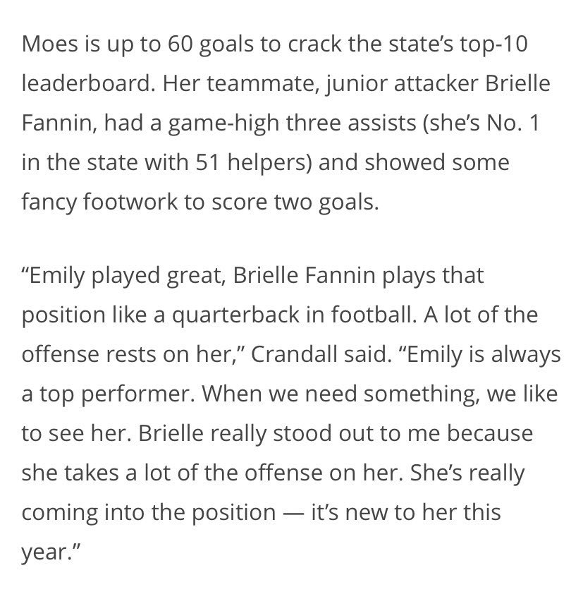 emily_moes's tweet photo. Thanks @mnlaxhub for the shout out! So proud of this team and ready for sections! 
https://t.co/kGtifhfCG5 https://t.co/NrqddUB5s6