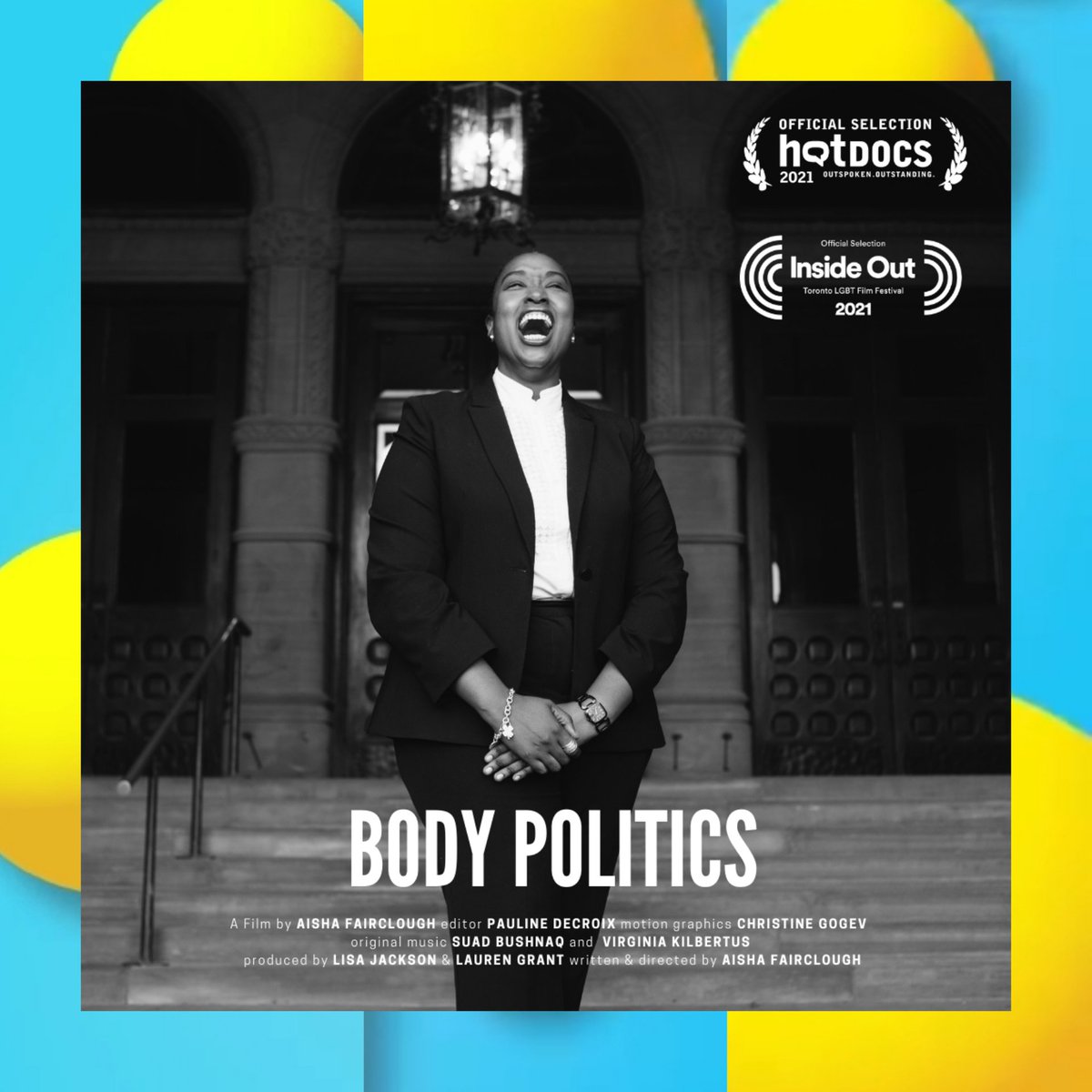 So excited <a href="/bodypoliticsdoc/">BodyPoliticsDoc</a> has been officially selected to be screened at @InsideOutTO  ! Preceding the Sundance Award winner ‘Ma Belle, My Beauty’, from May 29 - June 6.

Streams Ontario-wide May 29-June 6.

insideout.ca/toronto-films/…