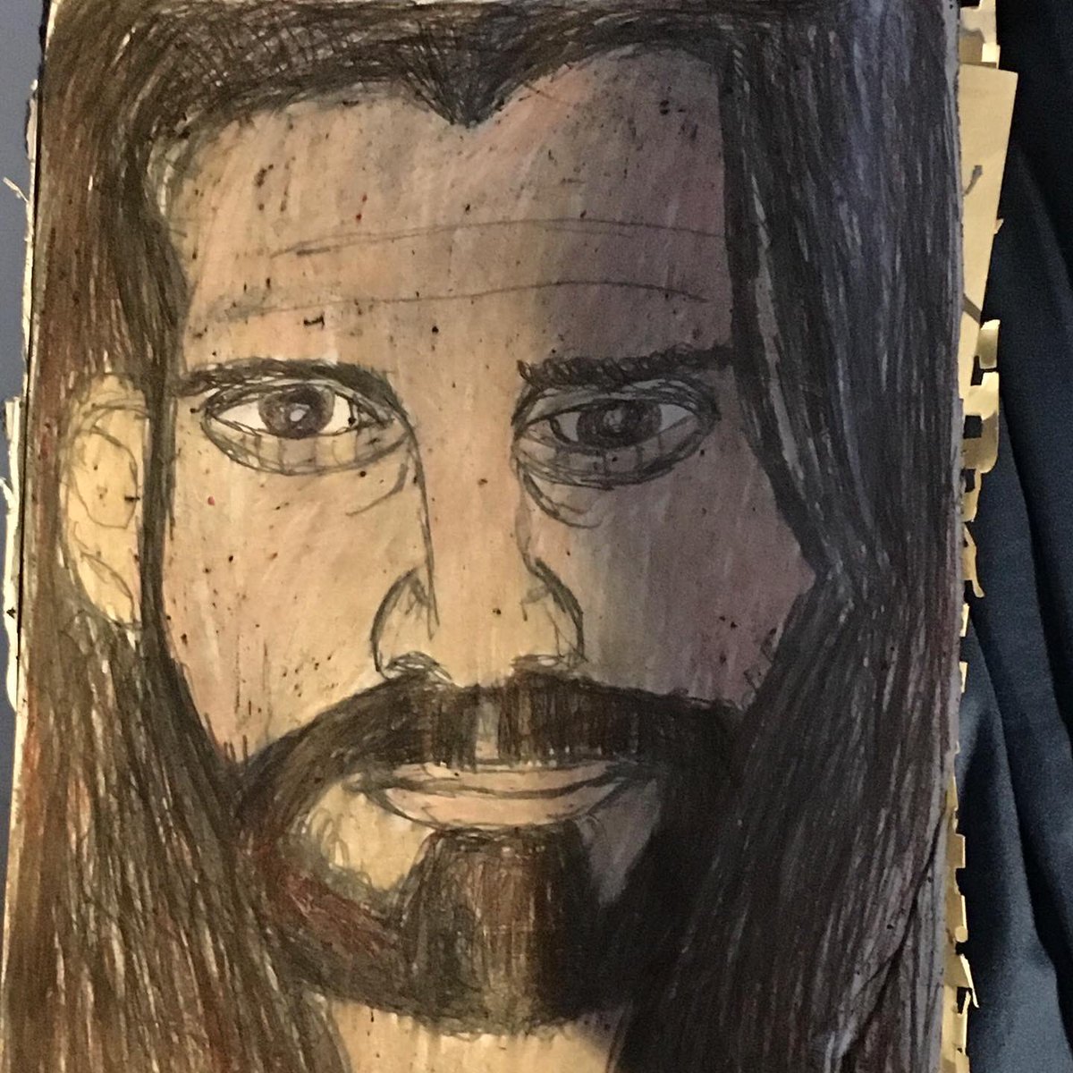 Artistic_Spidey's tweet photo. My finished Sketch of @WWERollins 🔥🔥🔥🔥🔥🔥🔥 #sethrollins #sethfreakinrollins #burnitdown #themondaynightmessiah #colbylopez #WWESmackdown #SmackDown https://t.co/rWG8dCMFE6