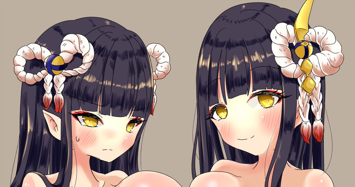 本日夜にFantia限定でミノトとヒノエのWパイズリ公開予定です٩( 'ω' )و 