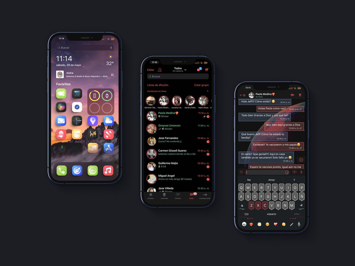 jeff_umanzor's tweet photo. 🔥Feliz fin de semana hermanos.. 🔥

- ¡Listo! para recibir la nueva semana con este setup🤩

Si no has visto mi video reciente míralo ahí hablo a detalle del futuro del jailbreak😍

Muestren sus setups😎 #iPhone12ProMax #ios143 #unc0ver @KrosmosTv @TuFavoritoRD @javierhuguetcas https://t.co/aNyaa46nMh