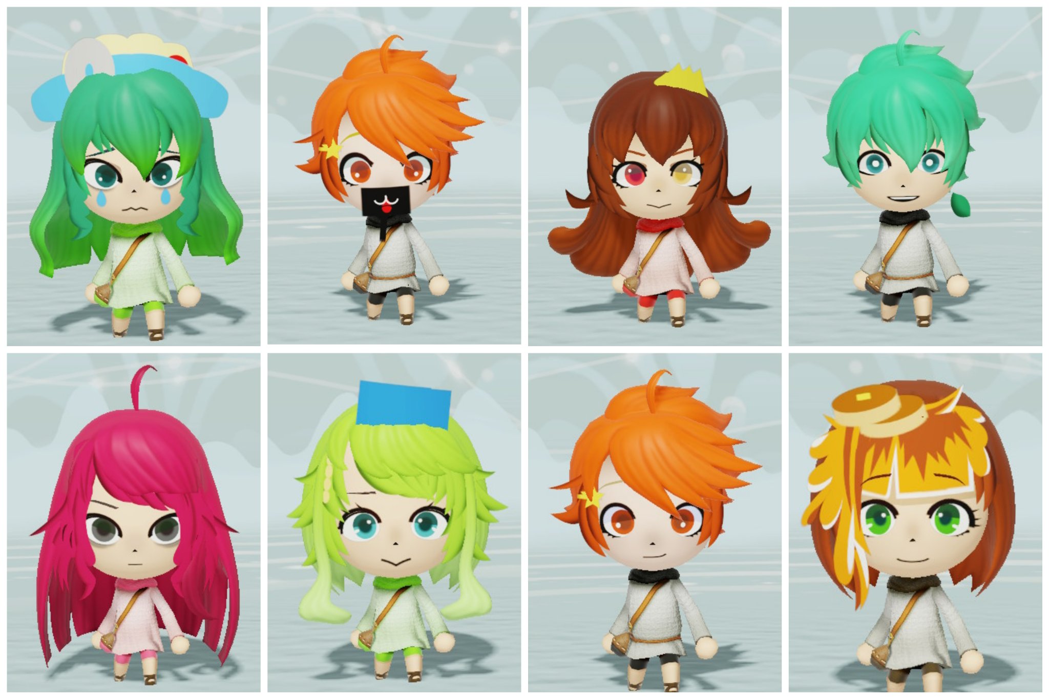 くりむら 帽子被せると破綻しますが キミガシネの子たちのmiiを公開しました 帽子類の作りが雑なので 帽子消してもらっても大丈夫ですー アクセスキー 5ll10v7 Miitopia ミートピア Nintendoswitch T Co Ifs6sutuvl Twitter