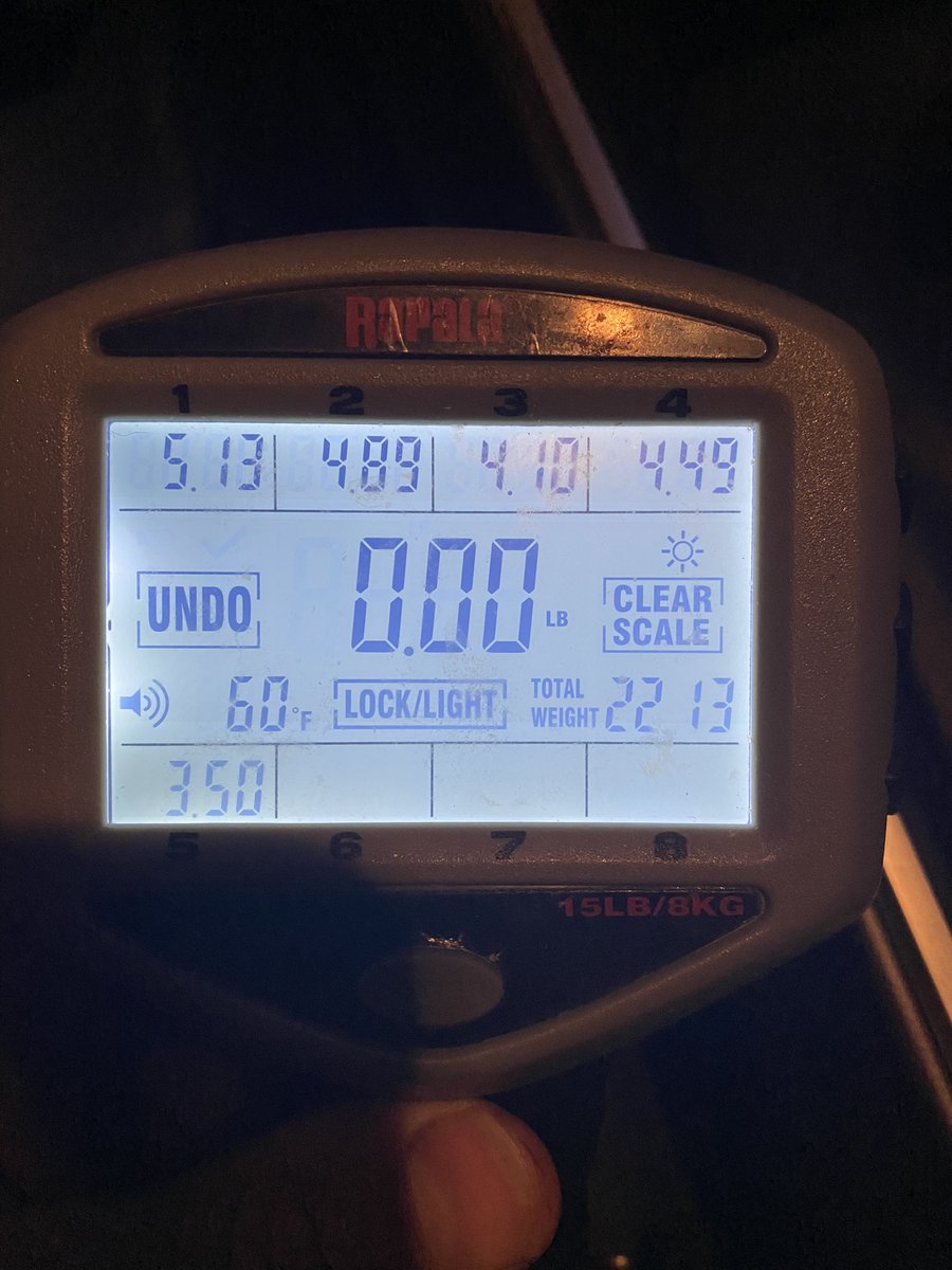 jonnybarks23's tweet photo. My dude and I worked our butts off for this bag.... 22.13lbs 🤘🏼 we got our asses handed to us on the way out in 6 footers and on the way in. But we managed to put together a solid bag ! https://t.co/FK2lRMR6pB