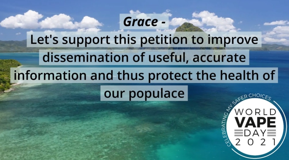 #WVD21 - We demand all regulators &amp; policymakers stop ignoring the basic human right to harm reduction that is one of the WHO's founding principles. Adults have the #Right2Switch  and we have the right to assist them to #CommitToSwitch.