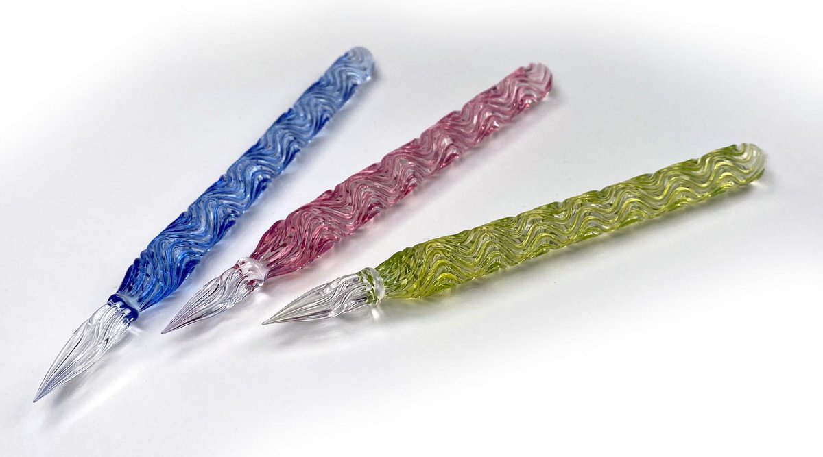 【HASE硝子工房】 ガラスペン 波紋 ガラスペン-波紋- R003 | HASE硝子工房