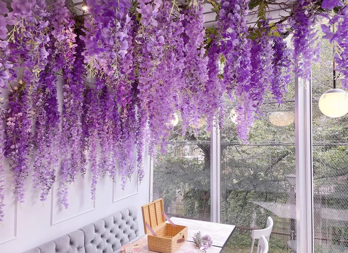 中目黒の「HAUTE COUTURE CAFE」の藤の花をイメージしたピクニックアフタヌーンティーが可愛いと話題に！
