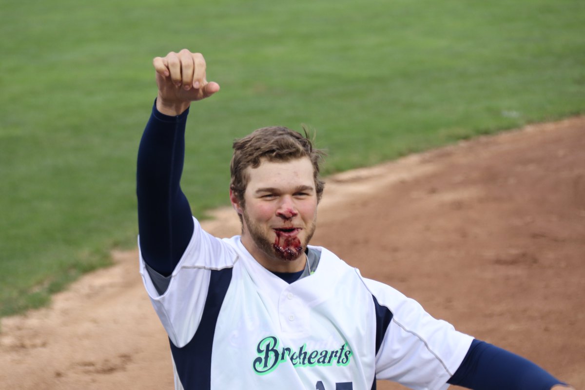 🔼8⃣| <a href="/mikebean17/">Mike Bean</a> coming in to pitch, earlier he won the Pie Eating Contest!