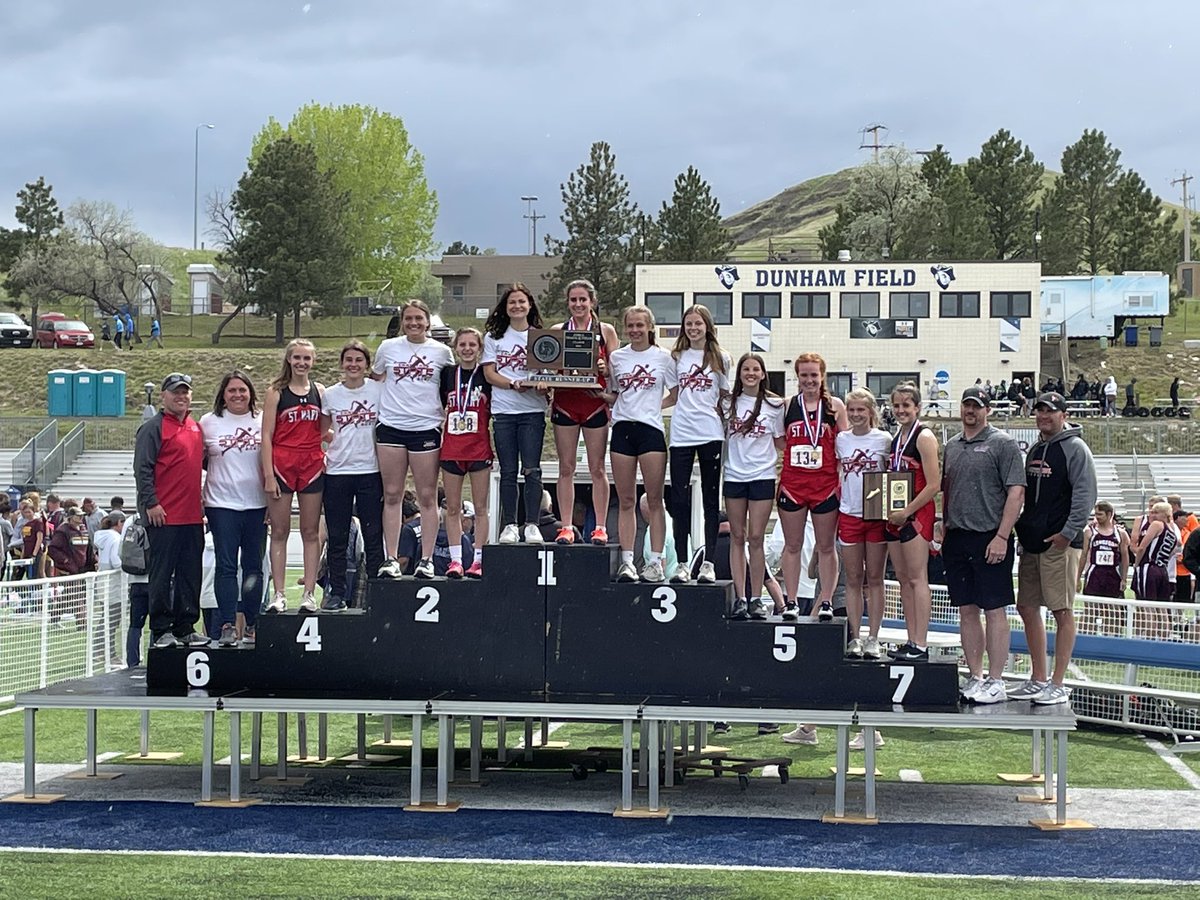 You Class B State Track &amp; Field Runner Up- St. Mary Lady Cardinals!